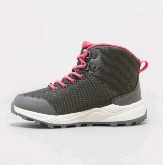 All in motion Kids Dawson Lace-up Winter Boots ~ Gray - Picture 3 of 16